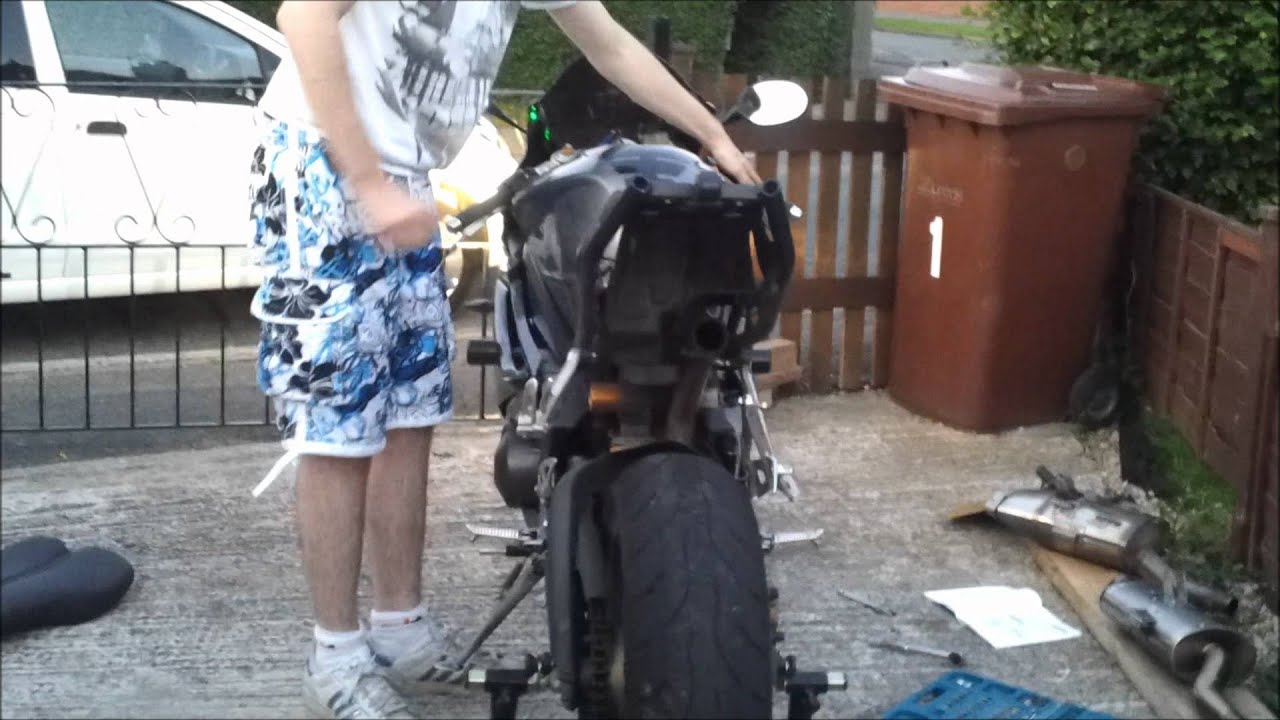 triumph daytona exhaust