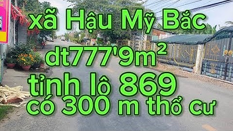 MS1517🌸🧡bán đất xã Hậu Mỹ Bắc A, h. Cái  Bè, Tiền Giang dt777, 9m² chỉ có 3 tỷ 500 triệu#0386725208#