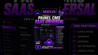 Fabrica de Saas - Criar Saas CMS Universal #saas #softwaremoderno #nextjs #laravel