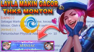 TOP GLOBAL LAYLA MANIAC! LAYLA DI BUFF MONTON MAKIN GACOR KETUA ~ MLBB