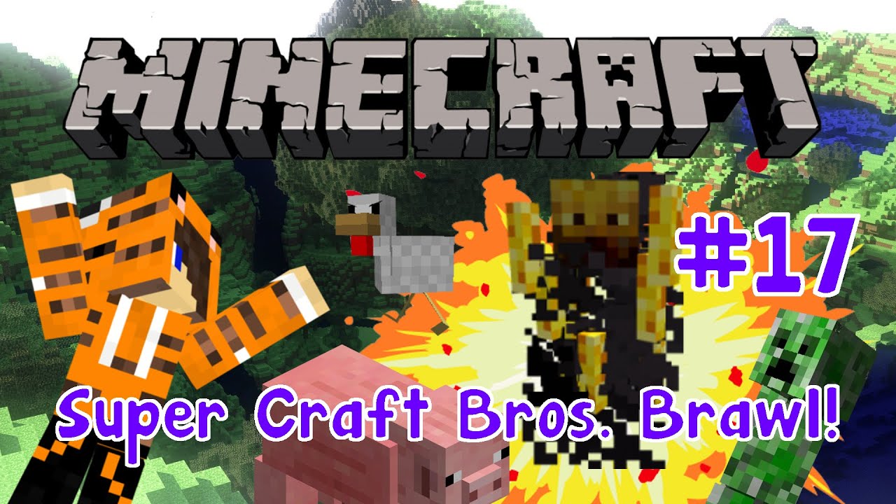 OH GAWD! Super Craft Bros. Brawl with Mitch #17 (Minecraft)