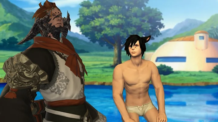 Drak teaches Larryzaur how to Monk [FFXIV]