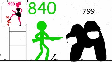 Stick Hero - Tower Defense - All Levels Gameplay Android, iOS