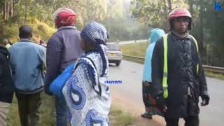 TUMEPOKEA TAARIFA MBAYA YA KUSIKITISHA GARI LATUMBUKIA MTONI.