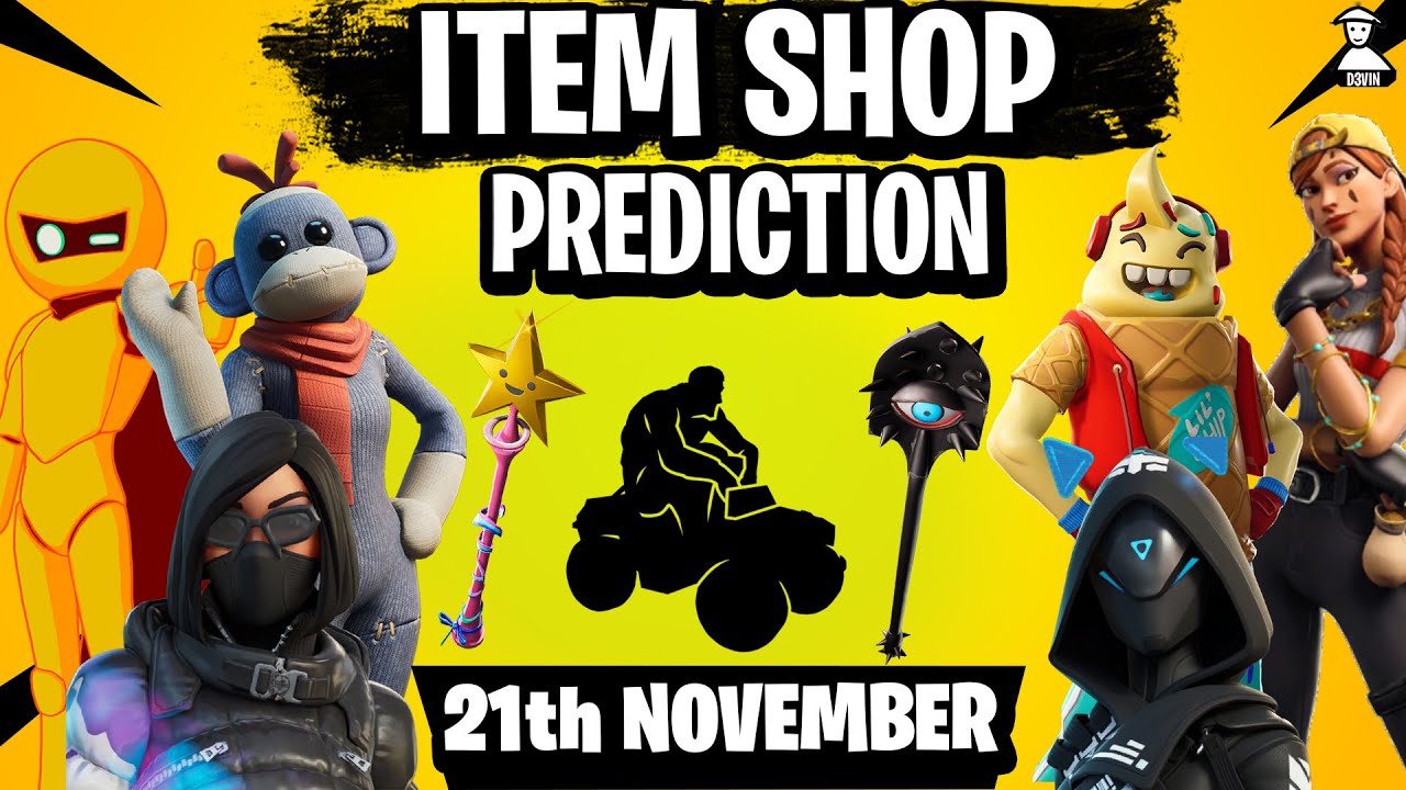 November 21 Fortnite Item Shop Prediction | November 21th 2021 Fortnite Item Shop Predictions