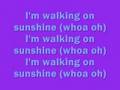 Aly And AJ Walking on sunshine