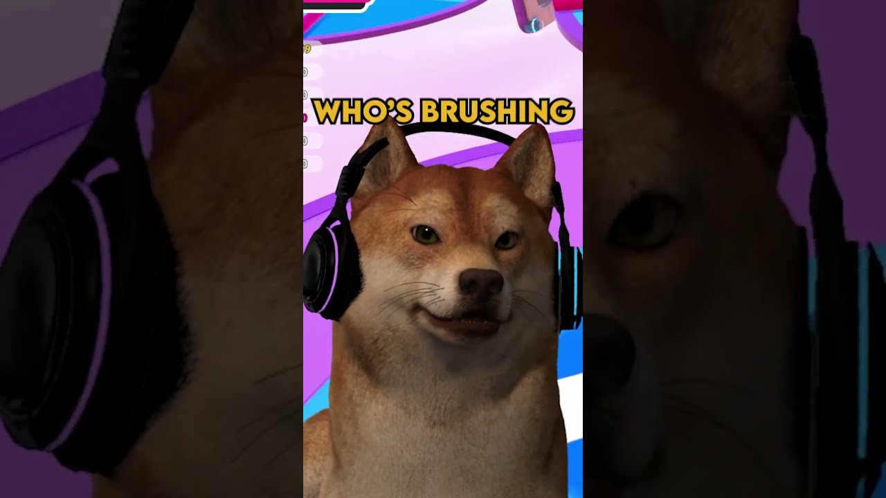 Who brushed their teeth?