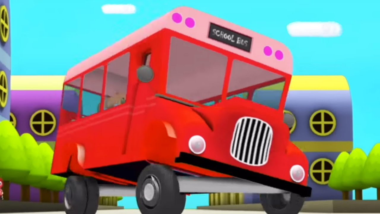 Wheels On The Bus, Nursery Rhymes and School Bus for Kids YouTube