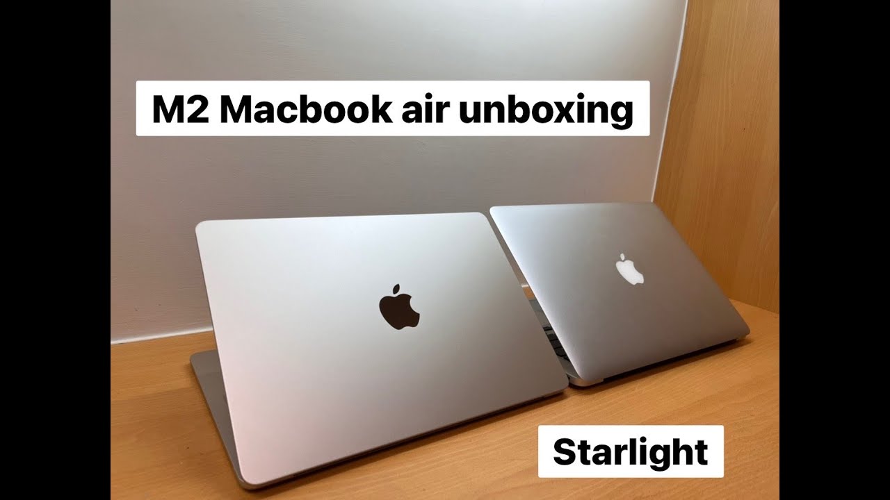 m2 macbook air starlight unboxing YouTube