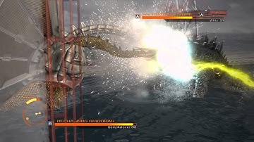 GODZILLA PS4 Online Battle Mecha King Ghidorah vs Godzilla 2014