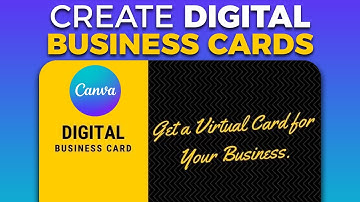 How To Create Digital Business Card In Canva (2025)