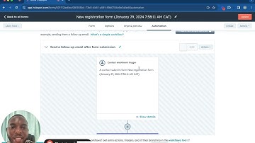 Mastering Hubspot Workflow Part 1: Send a confirmation email to contact after form submission