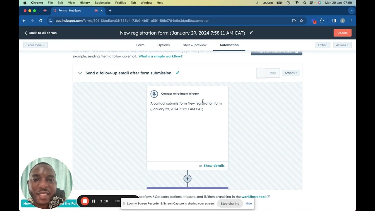 Mastering Hubspot Workflow Part 1: Send a confirmation email to contact after form submission