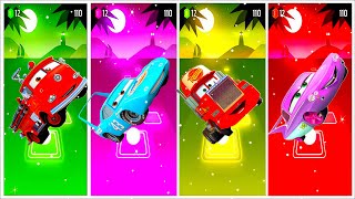 Lightning McQueen Cars 3🆚Mcqueen cars 🆚Cruz Ramirez🆚 McQueen 3 🎶TILES HOP