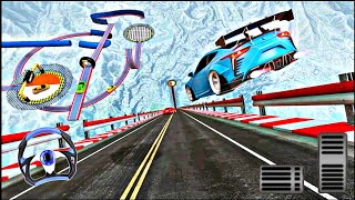 Crazy Car Stunts GT Ramp Racing - Impossible Sport Car Driving Simulator - Android GamePlay screenshot 4