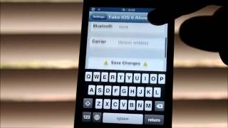 Fake iOS6 about