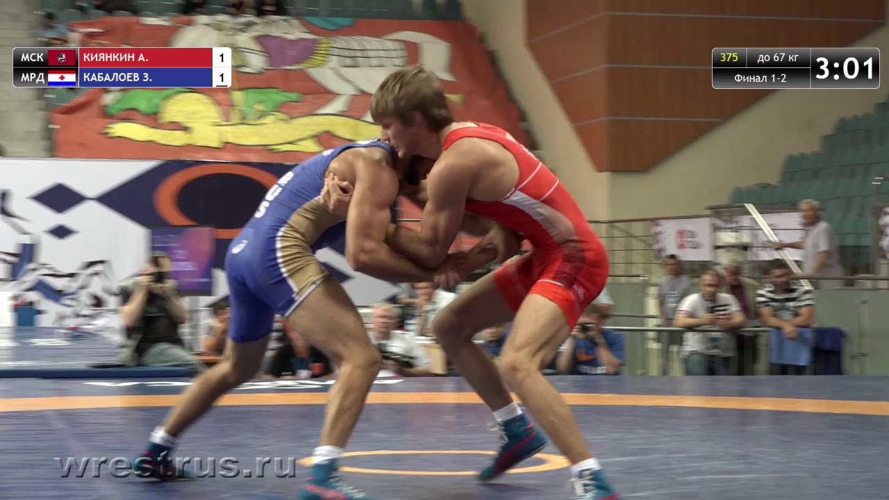ЧР-2018. Гр.б. 67 кг. Заур Кабалоев - Алексей Киянкин. Финал. - YouTube