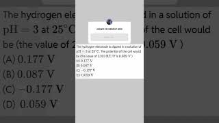 electrochemistry most important questions for Neet @PW-NEETWallah
