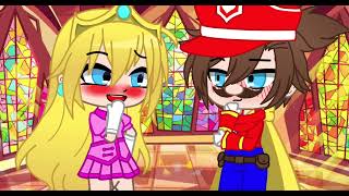 Celebrity Mario Flirts with Peach (Gacha Club Version) || Super Mario || Nintendo || Mareach || Gacha Club || Wealth