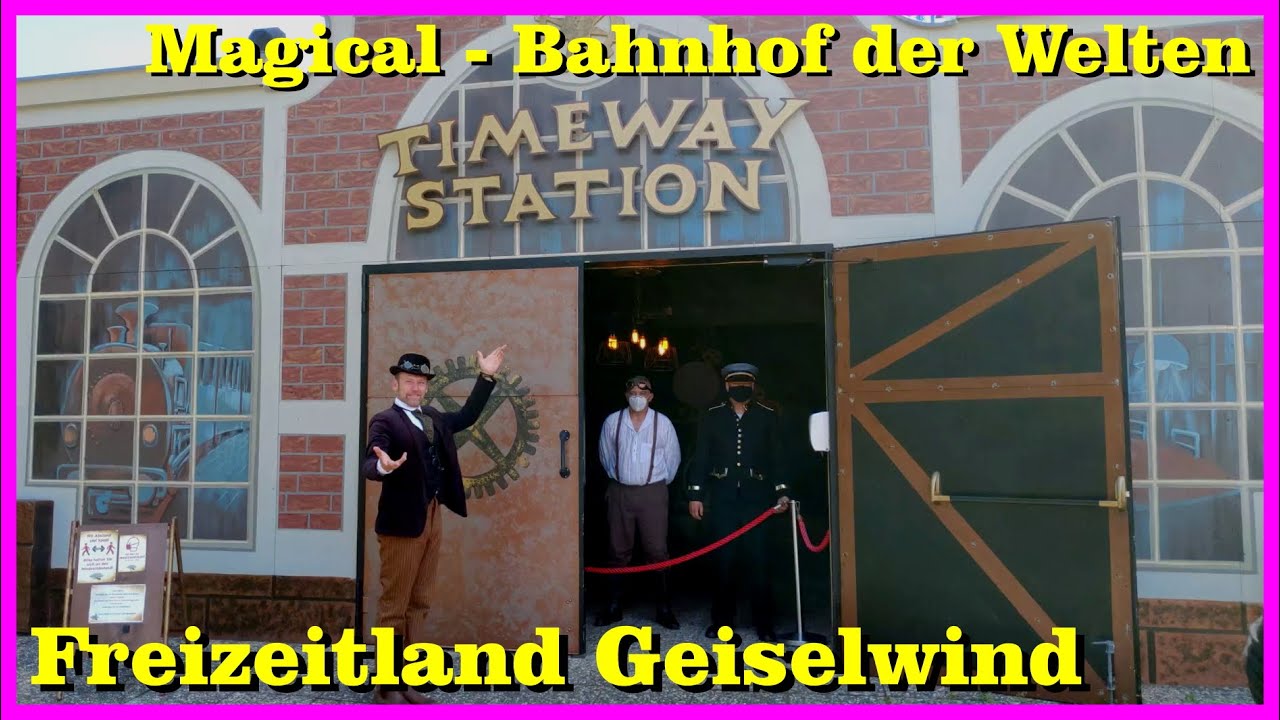 Time Station - Freizeitland Geiselwind - Patrick Keaton - "Magical - Bahnhof der Welten" - Magicshow