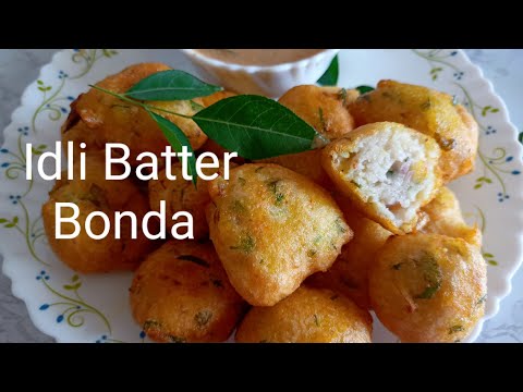 Leftover Idli Batter Bonda Recipe | Spicy Breakfast Made with Leftover Idli Batter | Tea Time Sna...