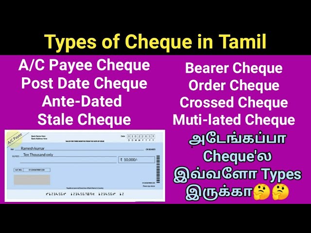 Cross Cheque Meaning