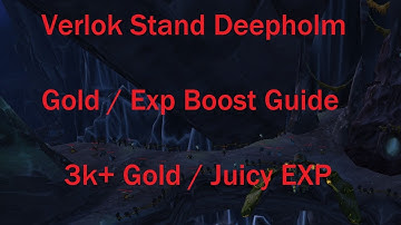WoW Cataclysm Verlok Stand Gold/Exp Boost Guide