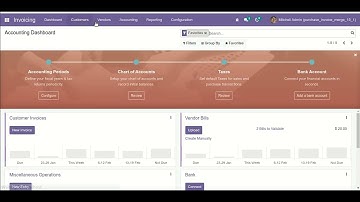 Merge Purchase Orders & Bills Odoo
