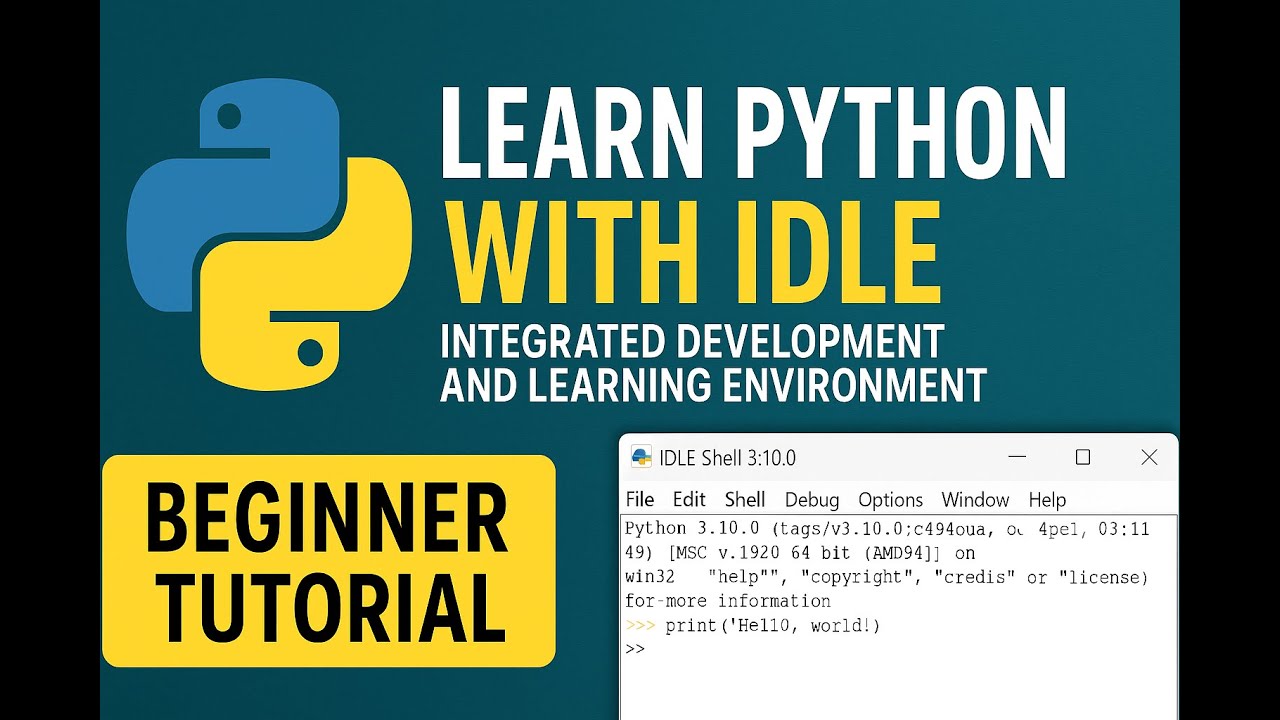 Python for Beginners: How to Use IDLE (Integrated Development and ...
