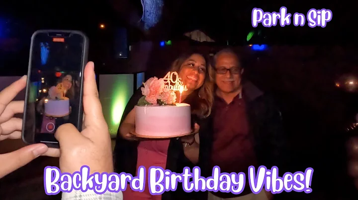 Vlogmas Day 7: Turning 40 in Style! Backyard Party Highlights, Food, Drinks & Memories