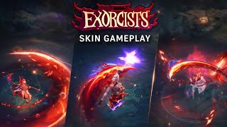 New Exorcist Skins Gameplay Exorcist Phoveus, Exorcist Ruby, And Exorcist Saber Skills Preview