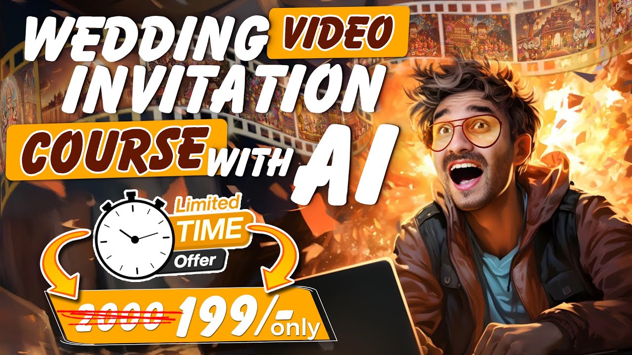 The Ultimate Wedding Video Invitation With AI ! Full Course Hindi Tutorial AI Video Invitation Guide