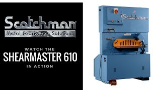 Heavy Duty Metal Shear by Scotchman - ShearMaster 610 machine - USA made