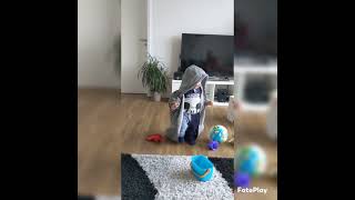 Wearing Papas Hoodie🥰😘👶 Just Fun💃🧿