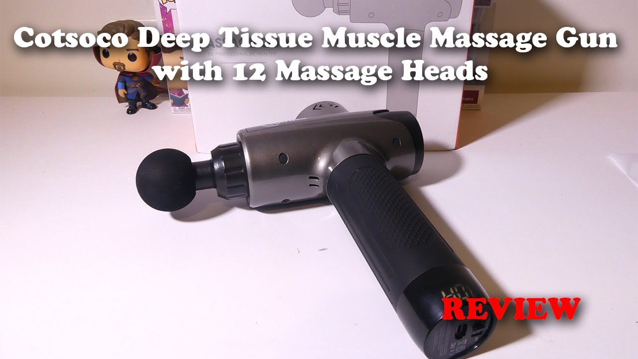 6 Speed Deep Tissue Massage Gun 4 Removable Massage Head