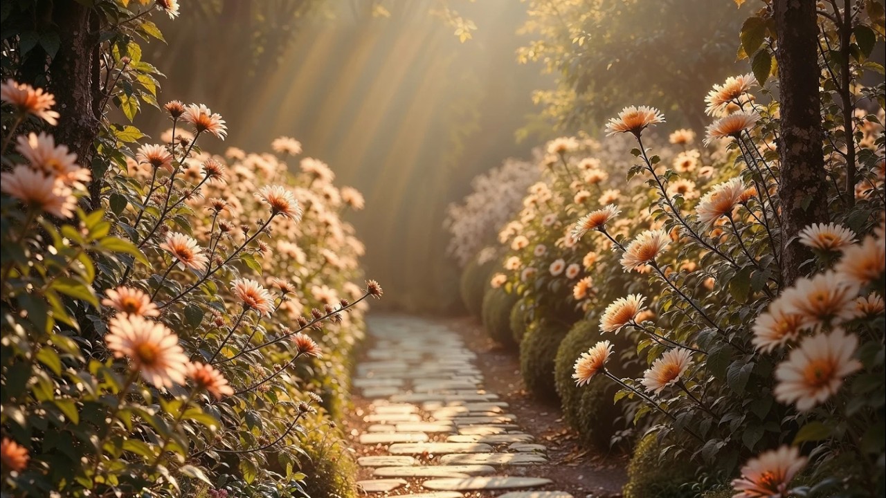 Relaxing Spring Garden | Peaceful Nature Sounds for Calm and Meditation