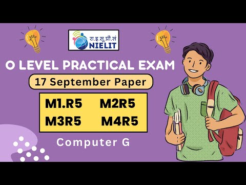 O Level Online Practical 17 sept M1,M2,M3,M4-R5 | Online practical O level