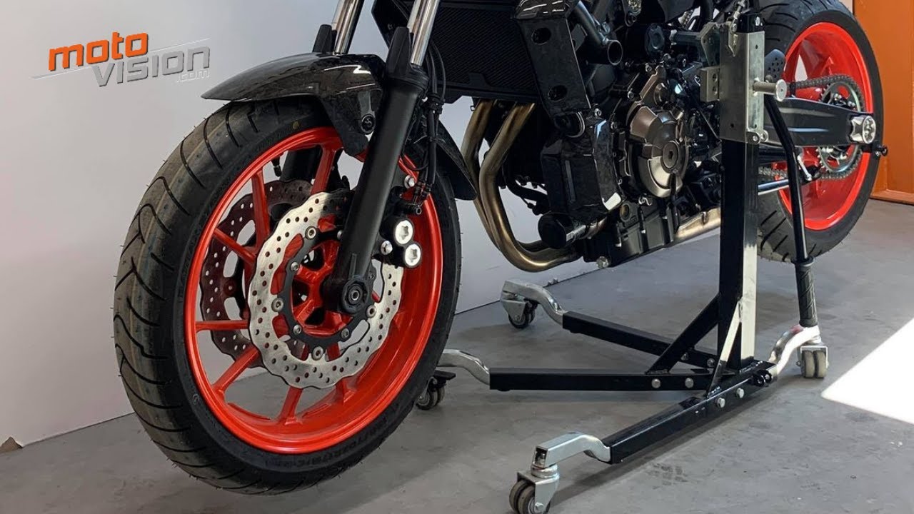 Béquille d'atelier moto roue avant - Moto Vision