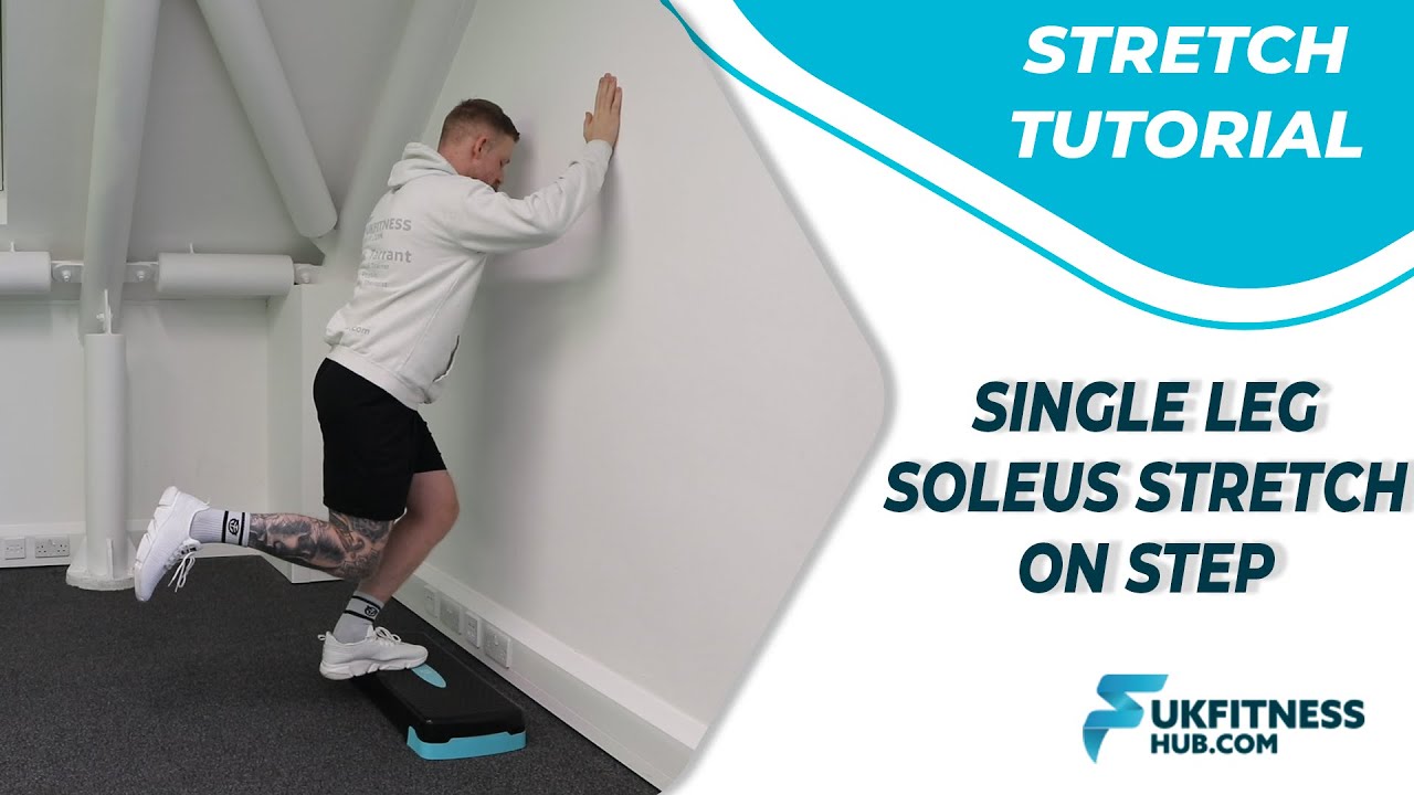 Stretch Tutorial Single Leg Soleus Stretch On Step YouTube