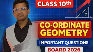 Class 10 Coordinate Geometry Important Questions | Board Exam 2026