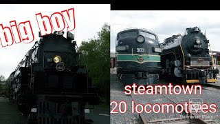 Steamtown USA with the famous big boy steam locomotive 🚂