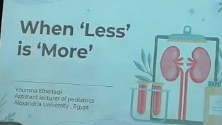 When less is more Case Scenario Dr Yomna Elbeltagi