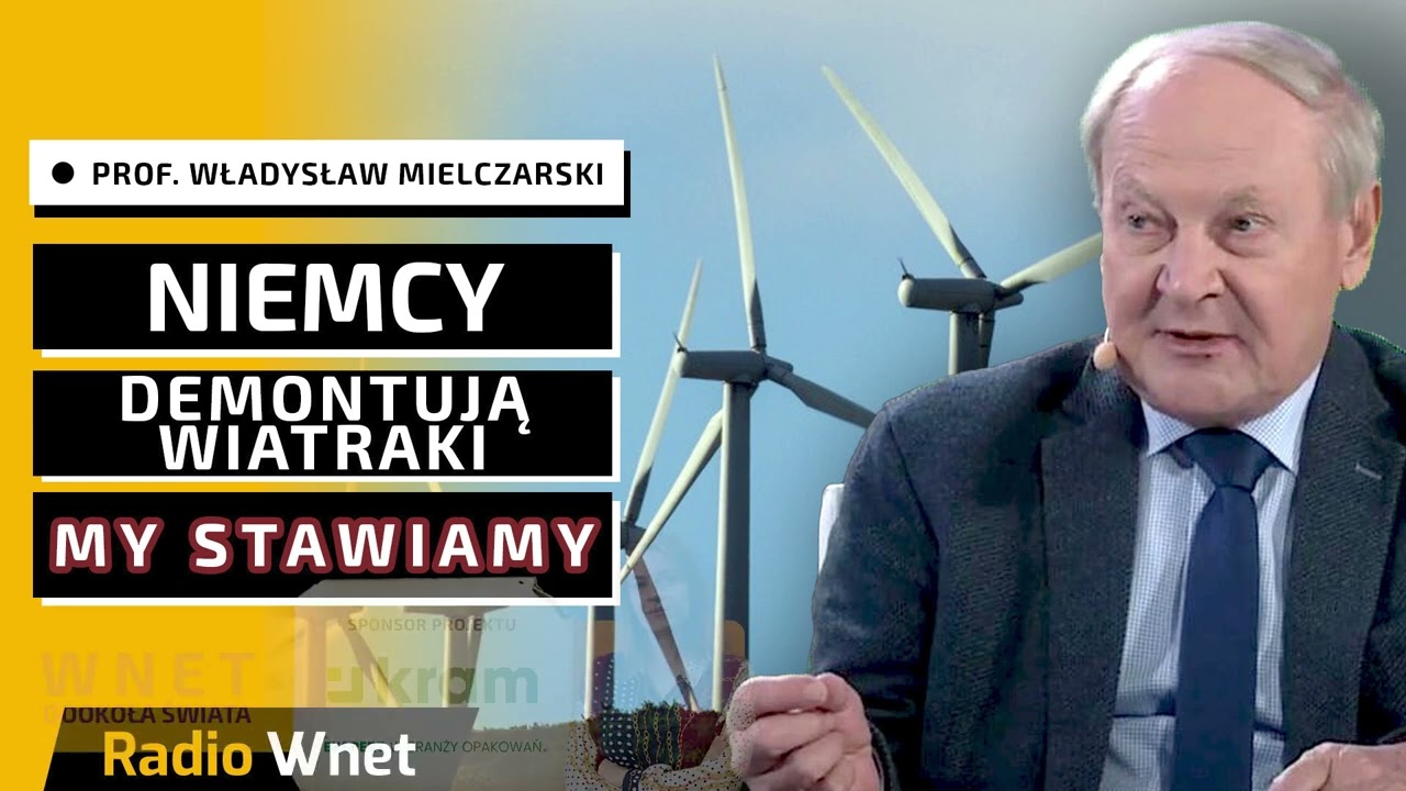 Prof. Mielczarski: W Polsce mamy za dużo wiatraków. Dają za dużo energii i destabilizują tak system