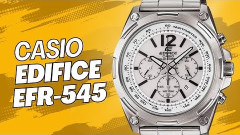 casio edifice EFR-545 Time setting, stopwatch  setting tutorial #casio #edifice