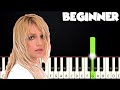 Everytime - Britney Spears | BEGINNER PIANO TUTORIAL + SHEET MUSIC by Betacustic