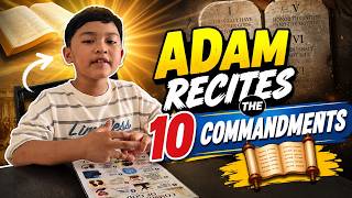 ADAM RECITES THE 10 COMMANDMENTS! 📜🙌 | Bible Memory Challenge