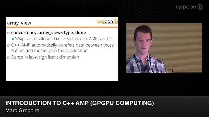CppCon 2014: Marc Gregoire "Introduction to C++ AM...