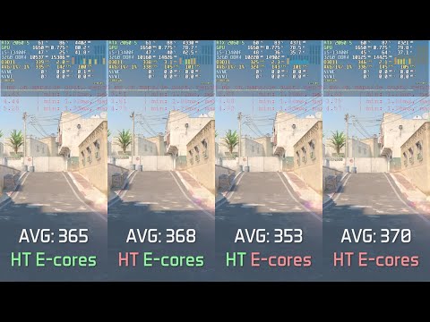 Hyper-Threading & E-Cores - On vs Off | Test in games