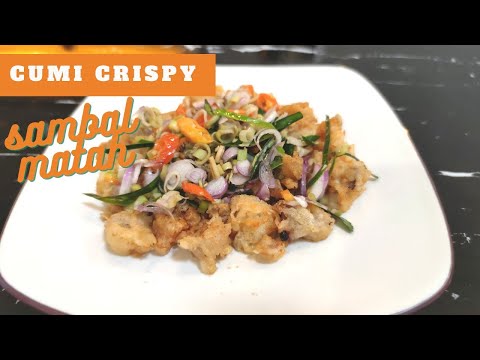 Resep Cumi Crispy Sambal Matah