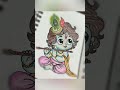 Artwork of Shree Krishna #art #youtubeshorts #viral #shreekrishna #shorts #devotional